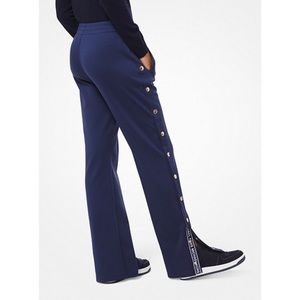 Michael Kors Logo Tapped Button Track Pants
